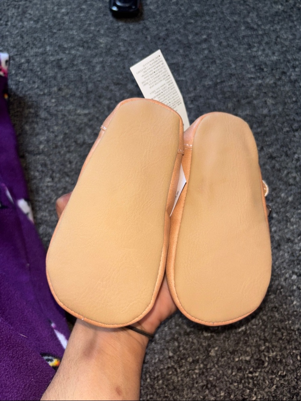 Old Navy Toddler Tan Moccasin Style Shoes - Picture 3 of 4